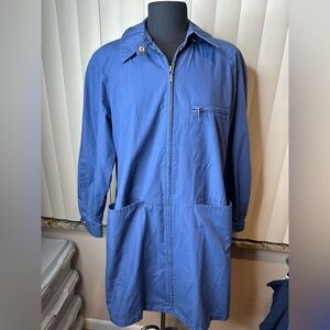 MISTY HARBOR VTG RAINCOAT BLUE COLOR FULL LENGTH SIZE 8